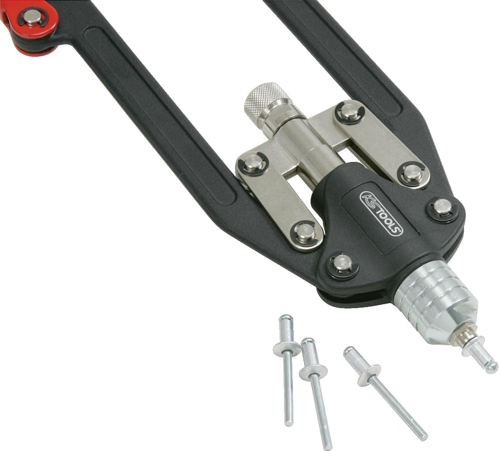 KS Tools 150.9630 Universal Riveting Tool Set, 17 Pieces